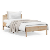 vidaXL Bedframe zonder matras massief grenenhout 200x200 cm