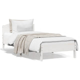 vidaXL Bedframe zonder matras massief grenenhout 200x200 cm
