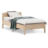 vidaXL Bedframe zonder matras massief grenenhout 200x200 cm