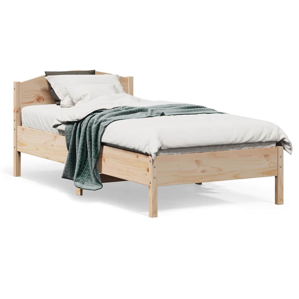 vidaXL Bedframe zonder matras massief grenenhout 200x200 cm