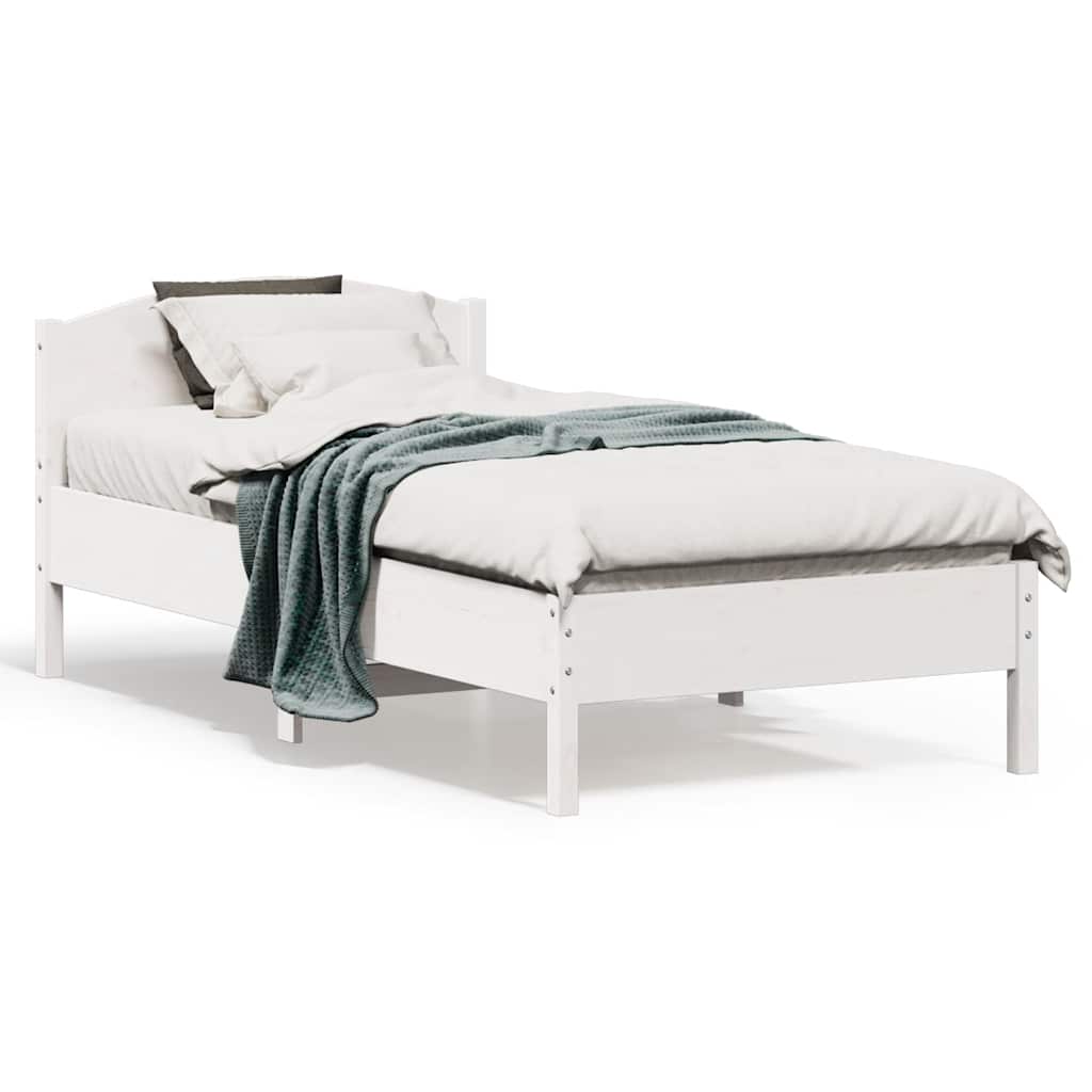 vidaXL Bedframe zonder matras massief grenenhout 200x200 cm