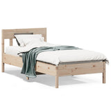 vidaXL Bedframe zonder matras massief grenenhout 200x200 cm