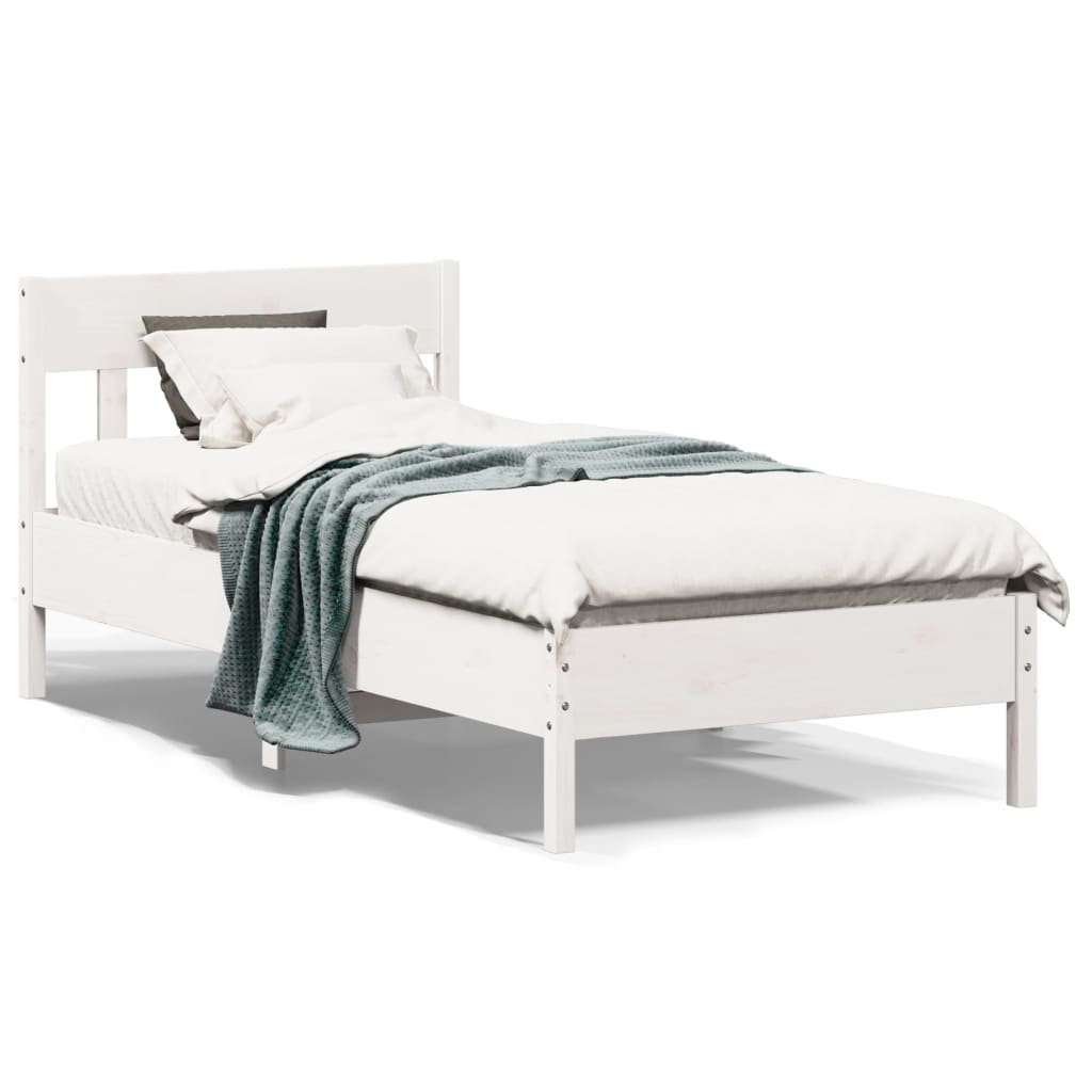 vidaXL Bedframe zonder matras massief grenenhout 200x200 cm