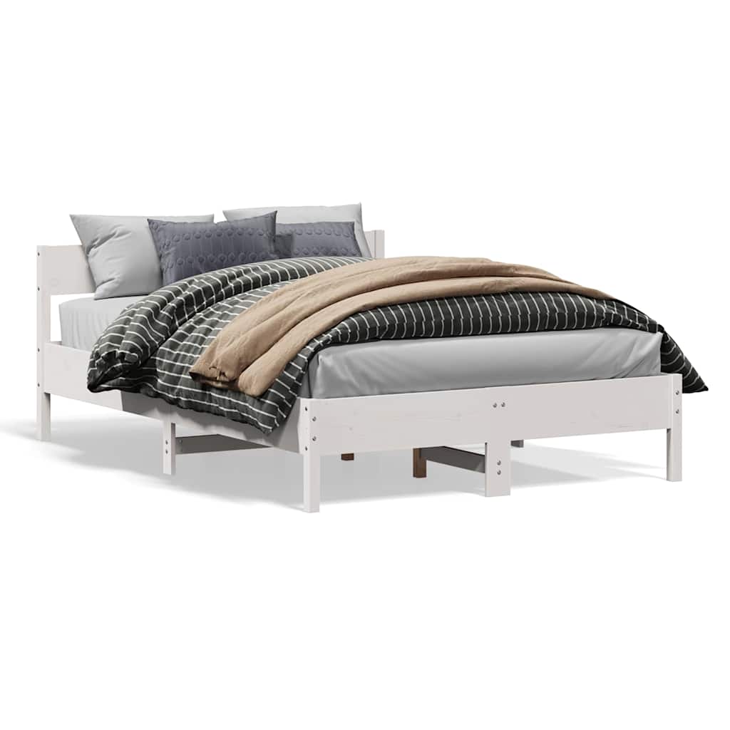 vidaXL Bedframe zonder matras massief grenenhout 200x200 cm