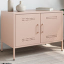 vidaXL Tv-meubelen 2 st 68x39x50,5 cm staal zwart