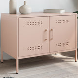 vidaXL Tv-meubelen 2 st 68x39x50,5 cm staal zwart