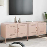 vidaXL Tv-meubelen 2 st 68x39x50,5 cm staal zwart