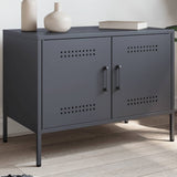 vidaXL Tv-meubelen 2 st 68x39x50,5 cm staal zwart