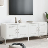 vidaXL Tv-meubelen 2 st 68x39x50,5 cm staal zwart