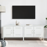 vidaXL Tv-meubelen 2 st 68x39x50,5 cm staal zwart