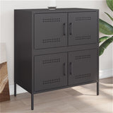 vidaXL Sideboard 68x39x79 cm steel black