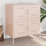 vidaXL Sideboard 68x39x79 cm steel black