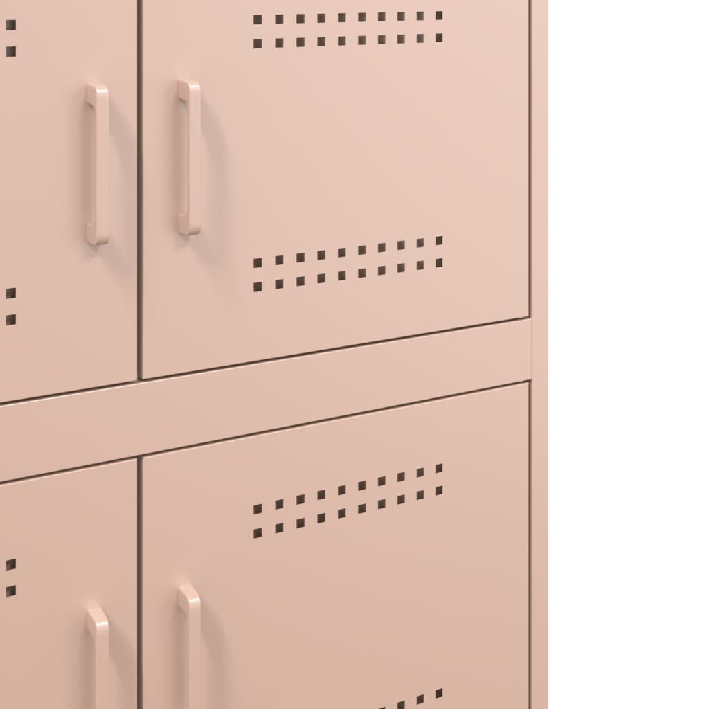 vidaXL Sideboard 68x39x79 cm steel black
