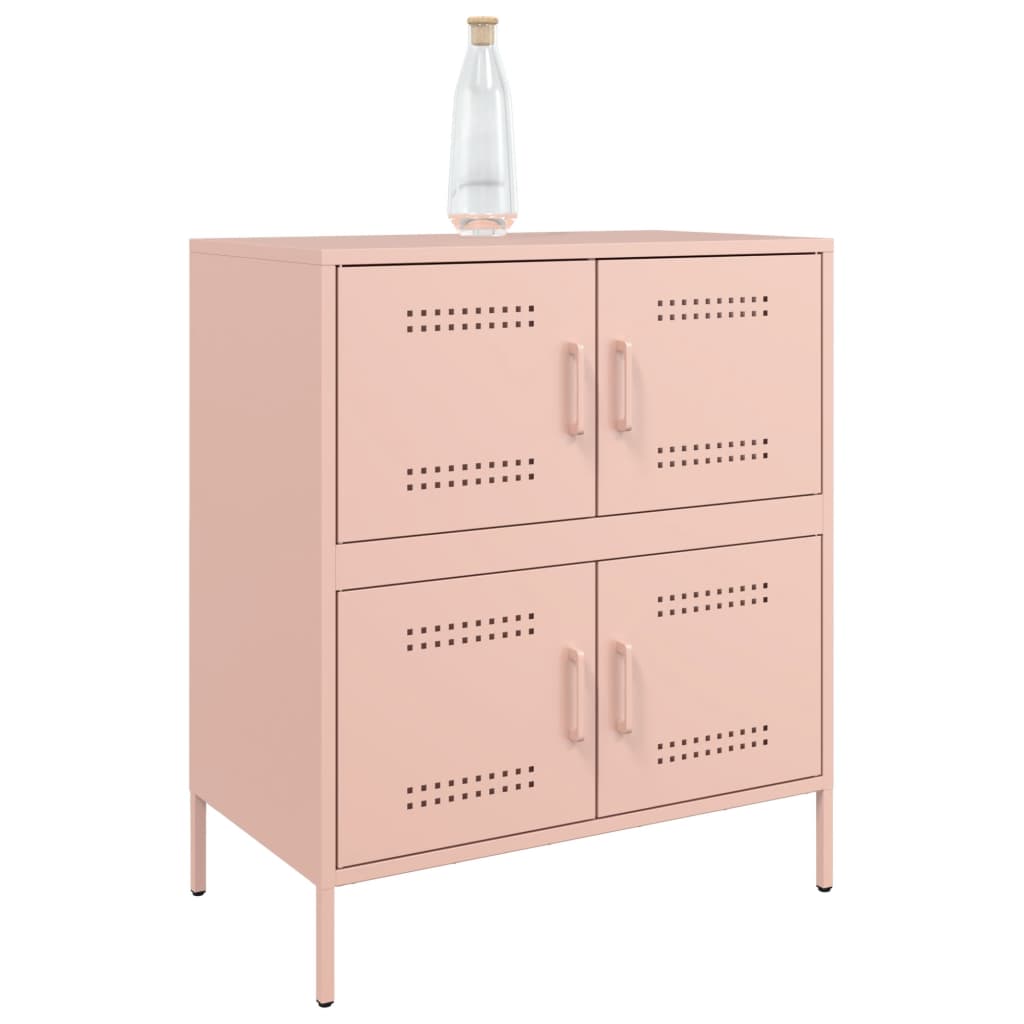vidaXL Sideboard 68x39x79 cm steel black
