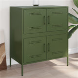 vidaXL Sideboard 68x39x79 cm steel black