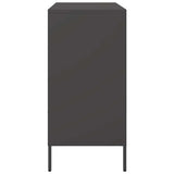 vidaXL Dressoir 68x39x79 cm staal zwart