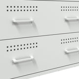 vidaXL Sideboard 68x39x89 cm steel black