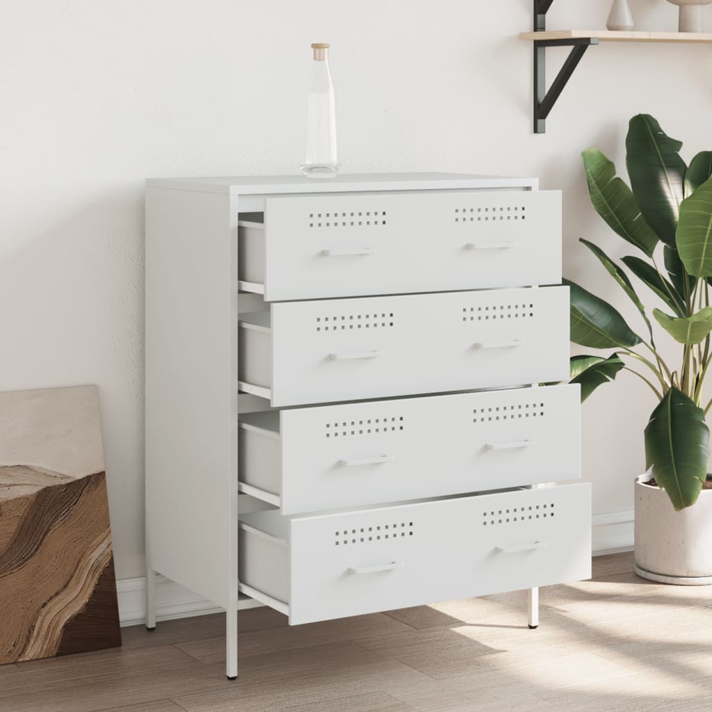 vidaXL Sideboard 68x39x89 cm steel black