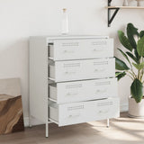 vidaXL Sideboard 68x39x89 cm steel black