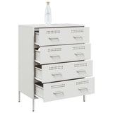 vidaXL Sideboard 68x39x89 cm steel black