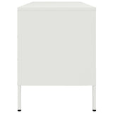 vidaXL Tv-meubel 100,5x39x50,5 cm staal zwart