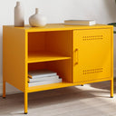 vidaXL Tv-meubel 68x39x50,5 cm staal zwart