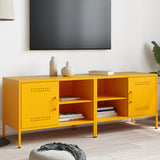 vidaXL Tv-meubel 68x39x50,5 cm staal zwart