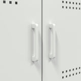 vidaXL Tv-meubel 68x39x50,5 cm staal zwart