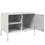 vidaXL Tv-meubel 68x39x50,5 cm staal zwart
