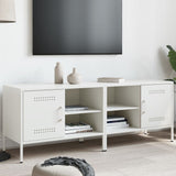 vidaXL Tv-meubel 68x39x50,5 cm staal zwart