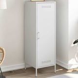 vidaXL Hoge kast 36x39x113 cm staal zwart