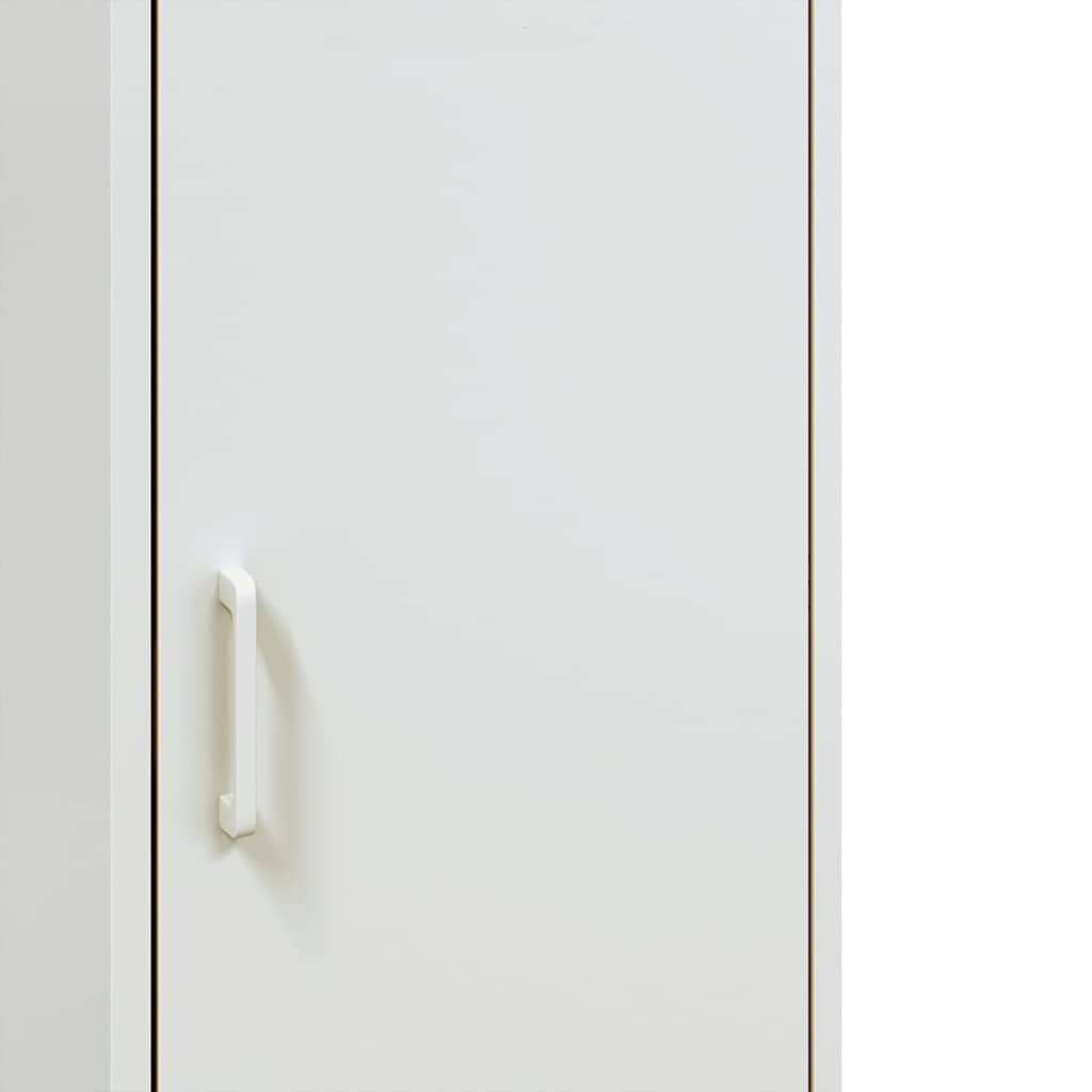 vidaXL Hoge kast 36x39x113 cm staal zwart