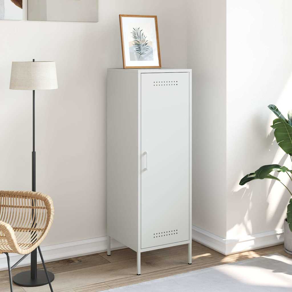 vidaXL Hoge kast 36x39x113 cm staal zwart