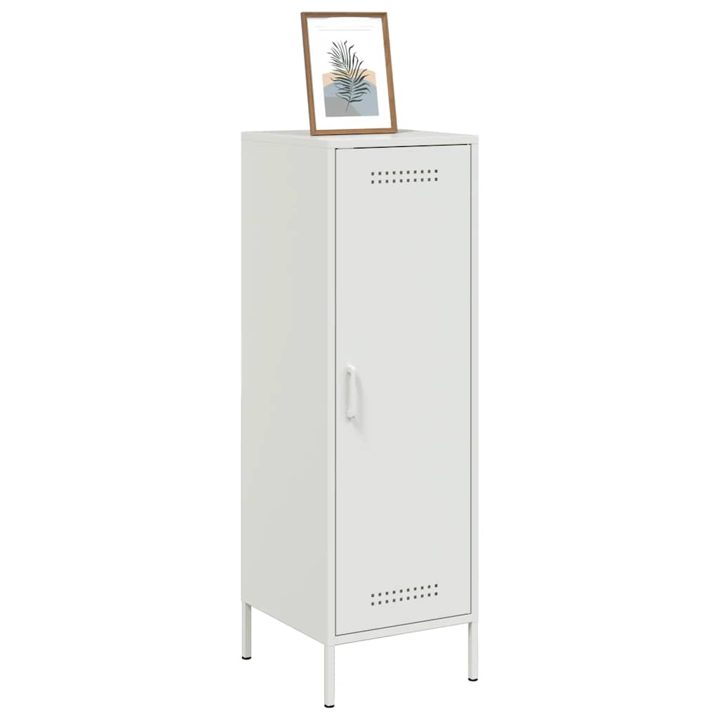 vidaXL Hoge kast 36x39x113 cm staal zwart