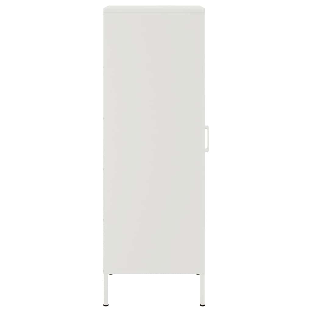 vidaXL Hoge kast 36x39x113 cm staal zwart