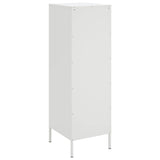 vidaXL Hoge kast 36x39x113 cm staal zwart