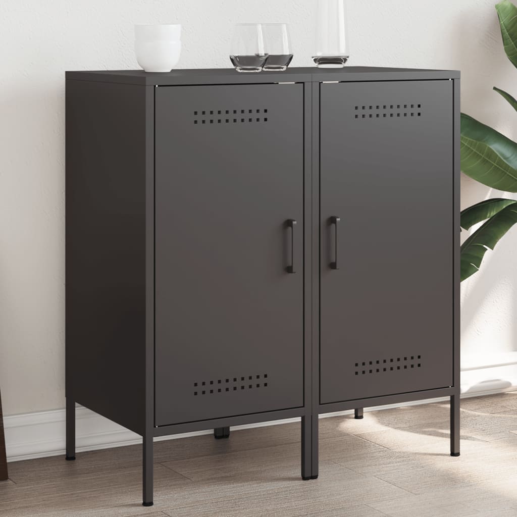 vidaXL Sideboard 36x39x79 cm steel black