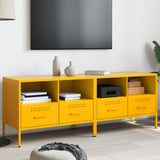 vidaXL Tv-meubel 68x39x50,5 cm staal zwart