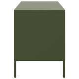 vidaXL Tv-meubel 68x39x50,5 cm staal zwart