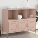 vidaXL Dressoir 100,5x39x79 cm staal zwart