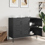 vidaXL Sideboard 100.5x39x79 cm steel black