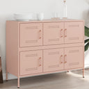 vidaXL Sideboard 100.5x39x79 cm steel black