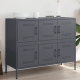 vidaXL Sideboard 100.5x39x79 cm steel black