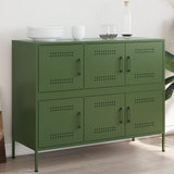vidaXL Sideboard 100.5x39x79 cm steel black