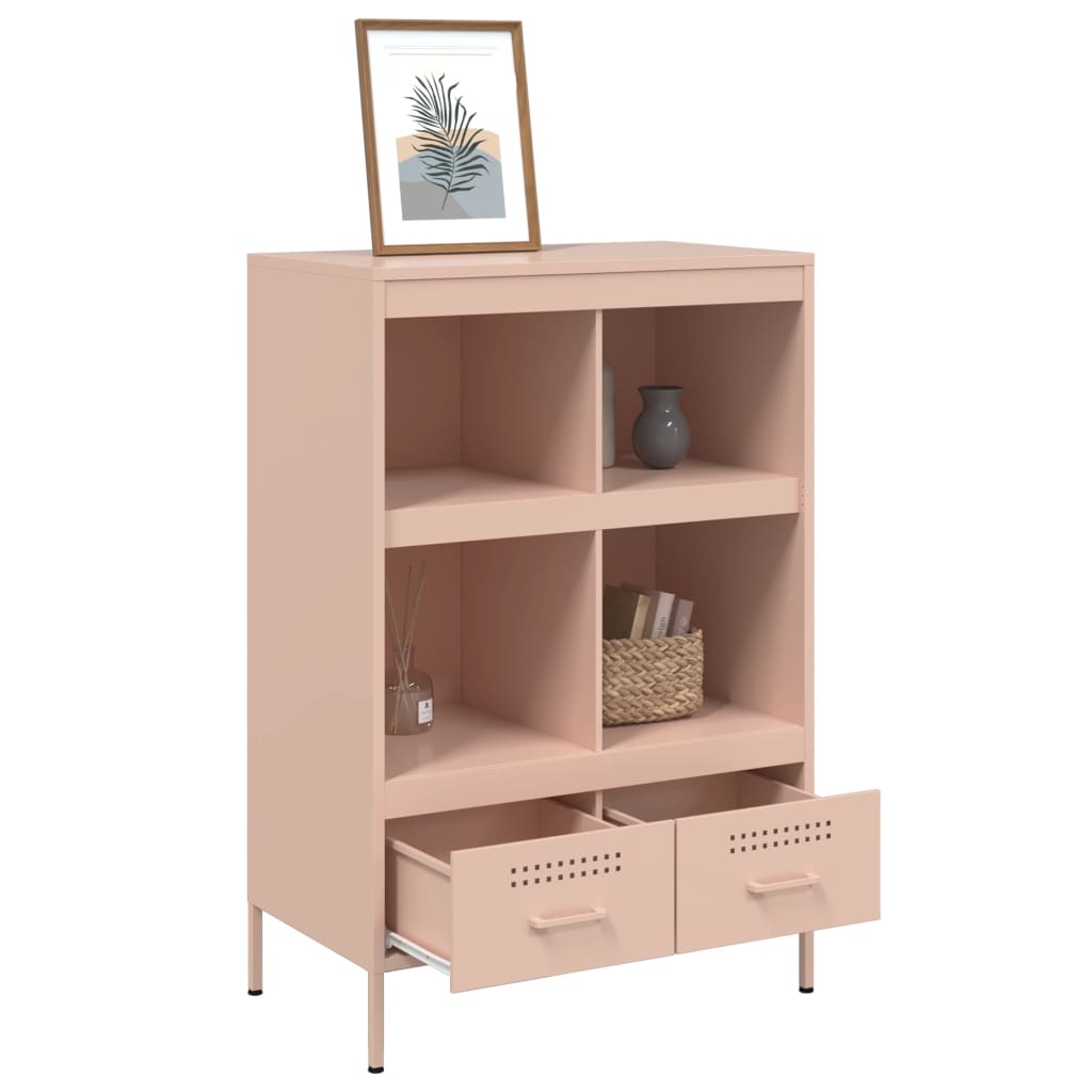 vidaXL Tall cabinet 68x39x101.5 cm steel black