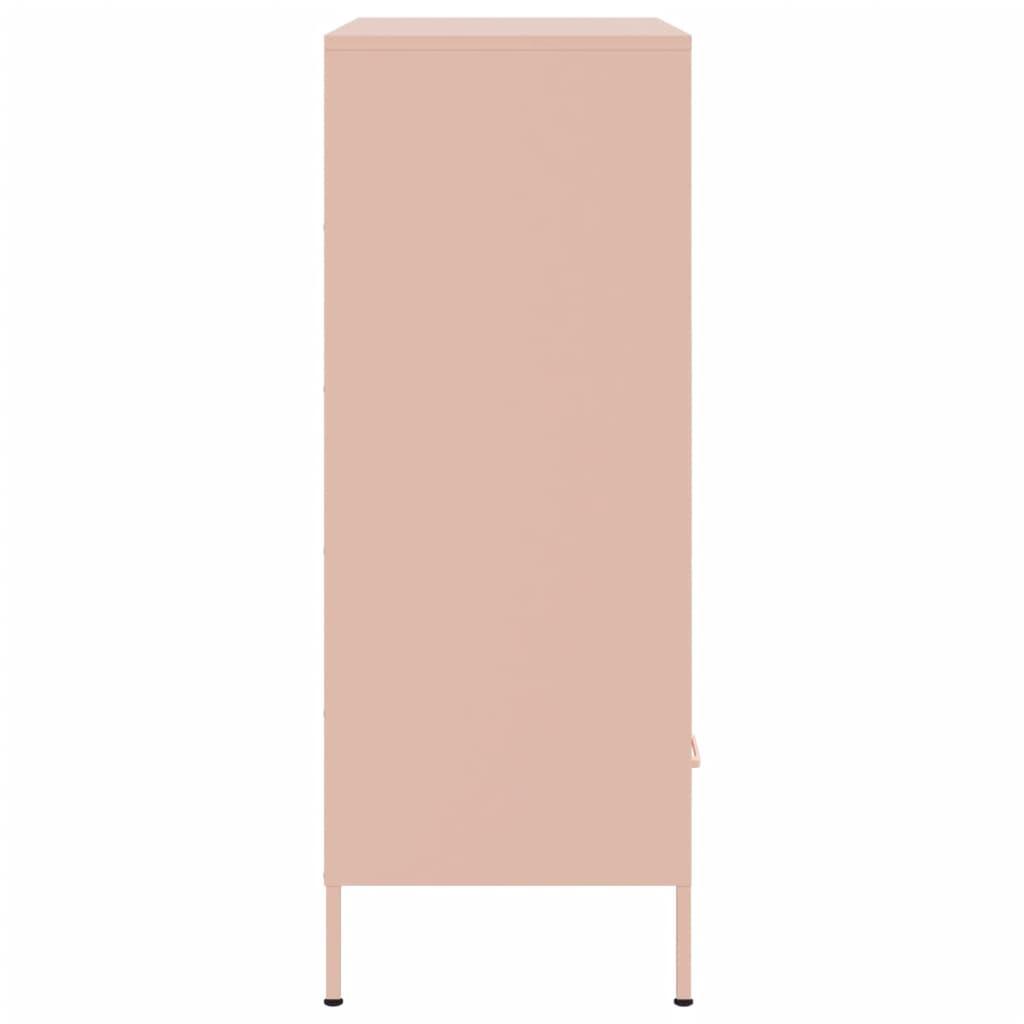 vidaXL Tall cabinet 68x39x101.5 cm steel black