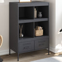 vidaXL Tall cabinet 68x39x101.5 cm steel black