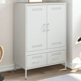 vidaXL Hoge kast 68x39x101,5 cm staal zwart