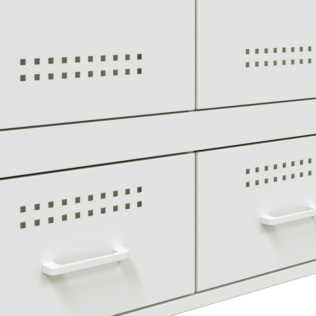 vidaXL Hoge kast 68x39x101,5 cm staal zwart