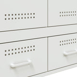 vidaXL Hoge kast 68x39x101,5 cm staal zwart